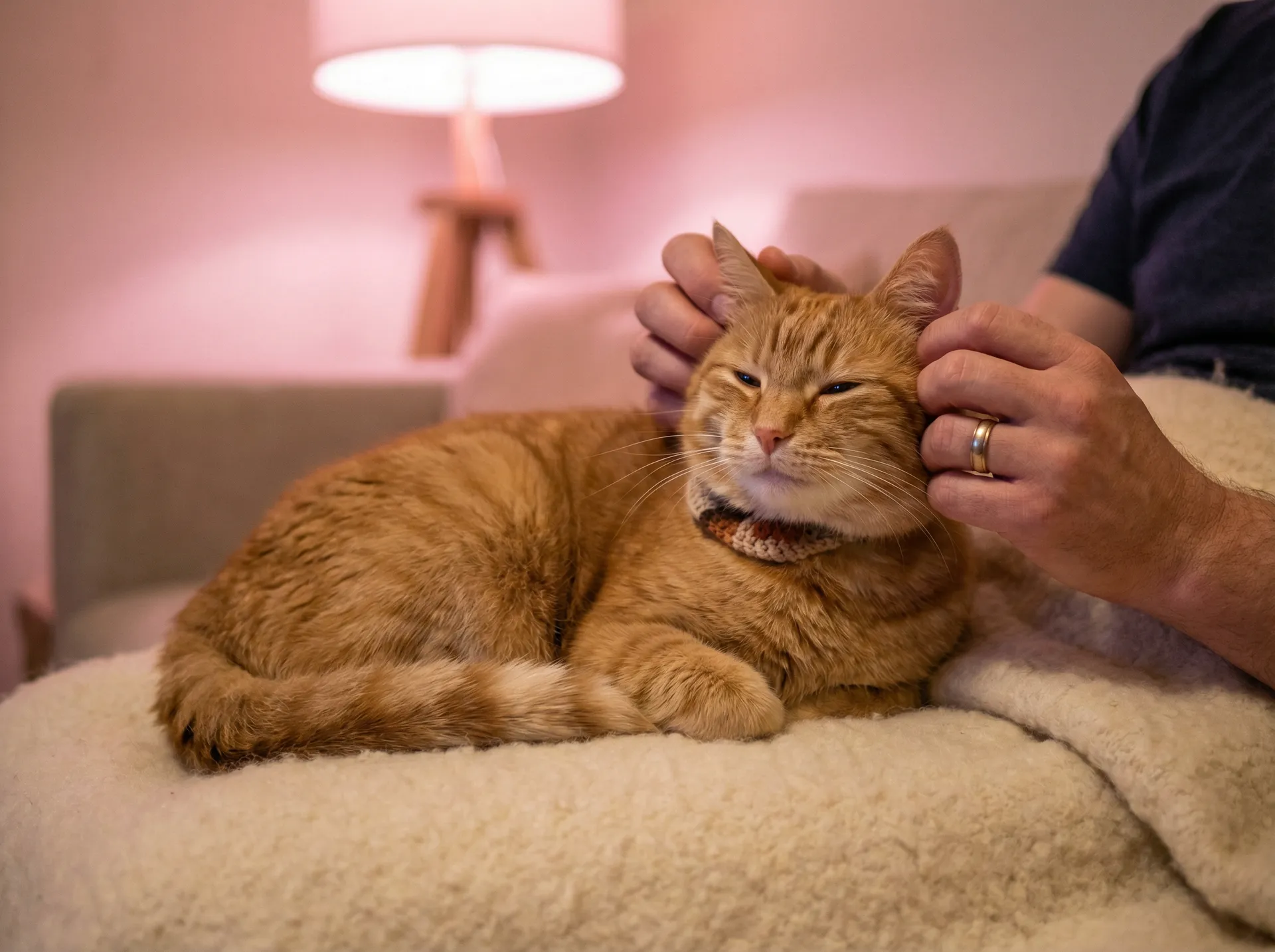 猫咪被温柔抚摸的幸福时刻 - 香蒸焦蕉伊在线